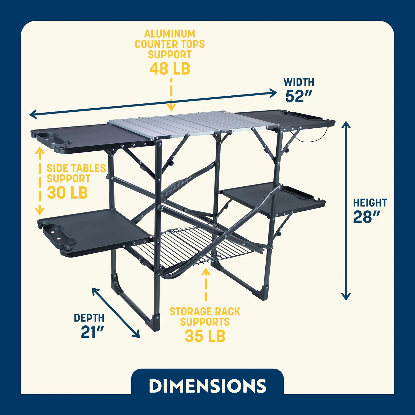 Slim-Fold Cook Station™